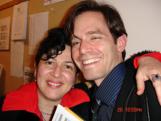 Rozalina Gutman With tenor Thomas Glenn after his appearance in the leading role in the premier of "Dr. Atomic" at San Francisco Opera House.