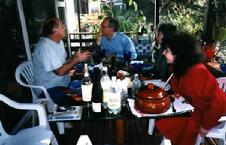 Ms. Rozalina Gutman With Bruno Monsaingeon, the renowned producer of art documentaries about pianists Glen Gould, Sviatoslav Richter, etc. at Ms. Rozalina Gutman Piano Studio, Berkeley, CA, USA